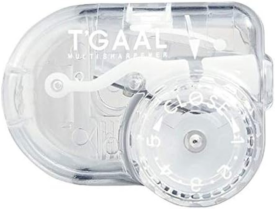Kutsuwa STAD Angle Adjustable Pencil Sharpener T'GAAL Clear (RS028CL)