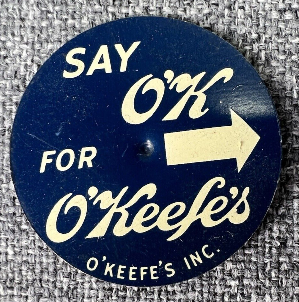 1930\'s O\'Keefe\'s Beer Spinner Advertising by O\'keefe\'s Inc. 1.5\
