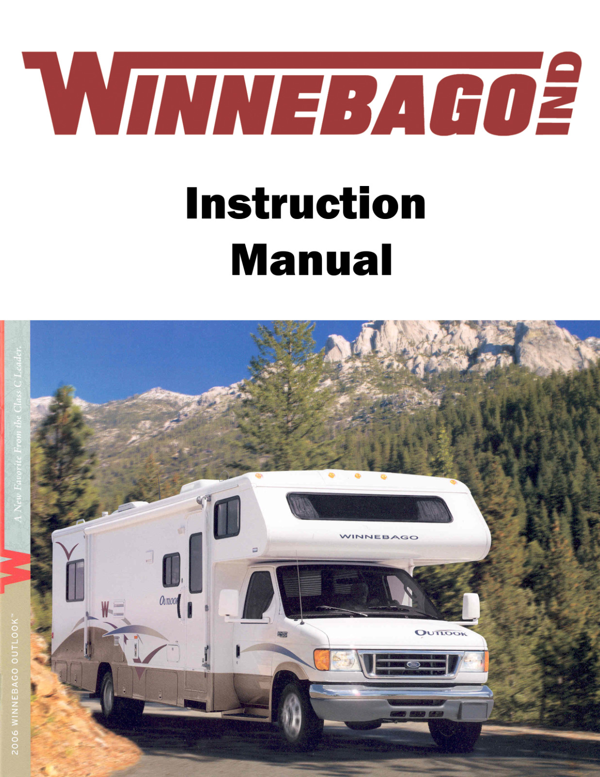 2006 Winnebago Outlook Home Owners Operation Manual User Guide Coil Bound