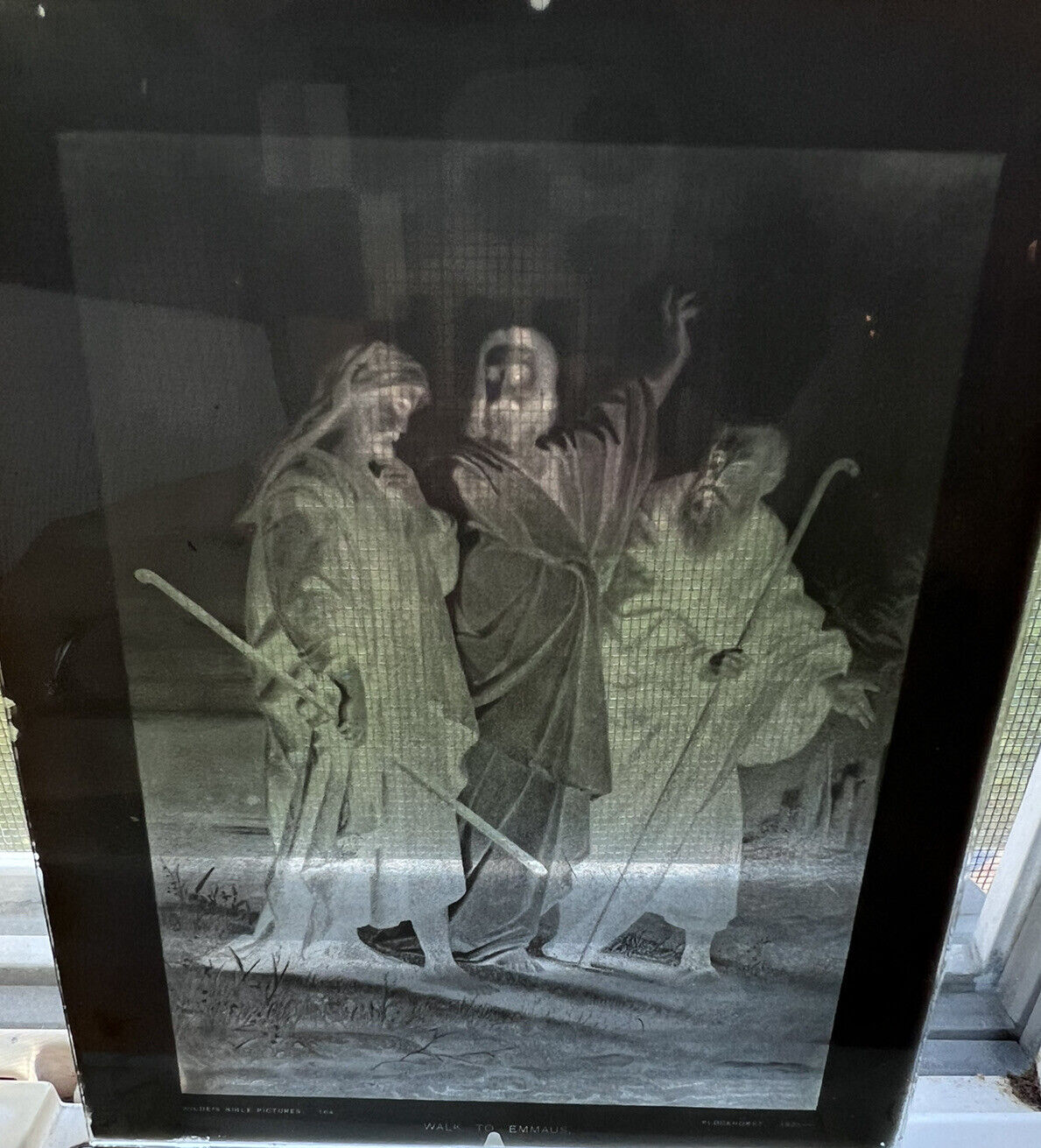 Magic Lantern (?) Glass Slides Christian Wilde's Bible Pictures Some Damage