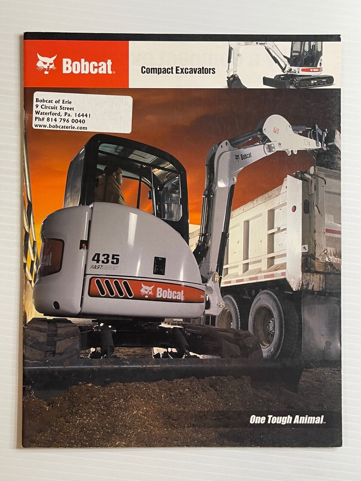 Bobcat Compact Excavators Sales Brochure (Original Brochure) *2008*