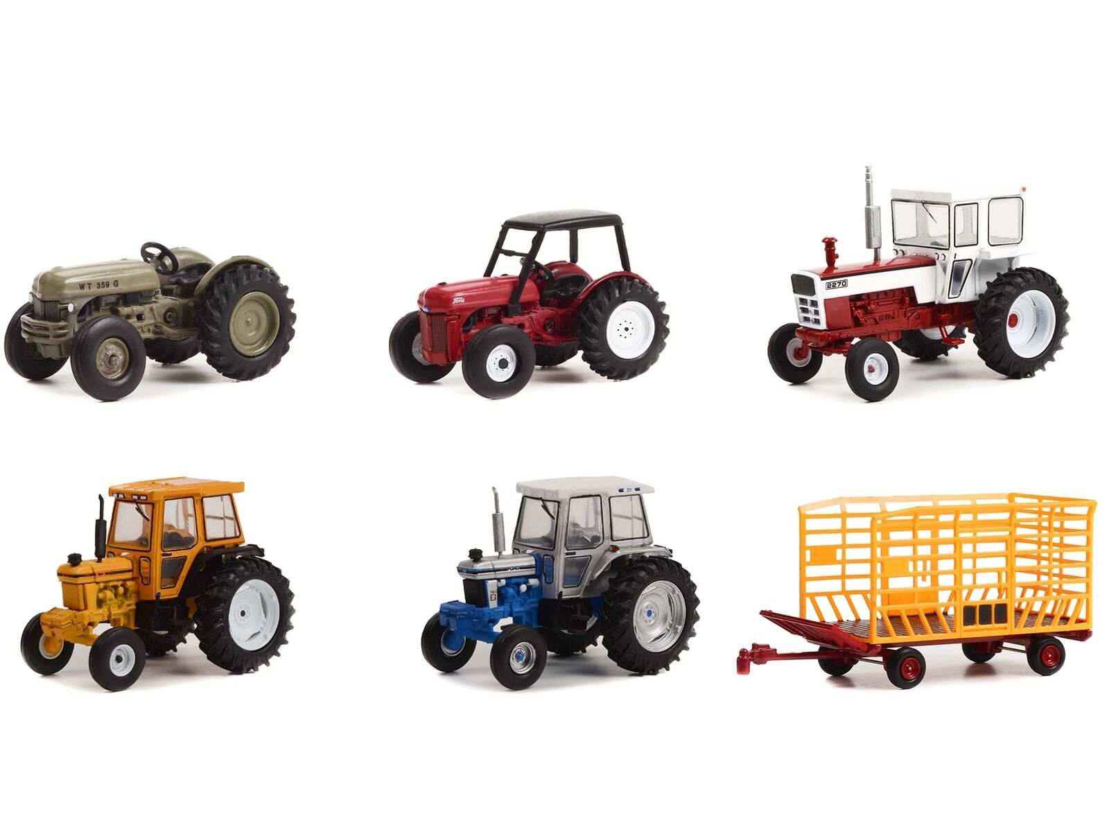 Down on the Farm Series Set of 6 pieces Release 7 1/64 Diecast Models