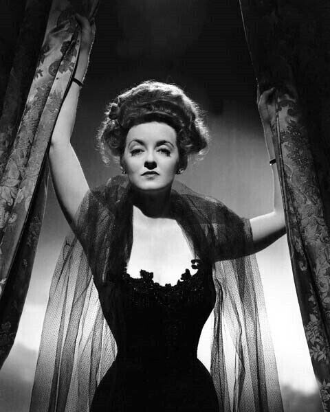 Bette Davis striking pose opening curtains The Little Foxes 4x6 photo