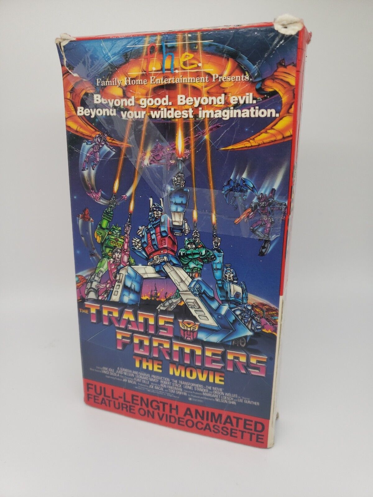 Vintage VHS The Transformers The Movie (1986) - Please read