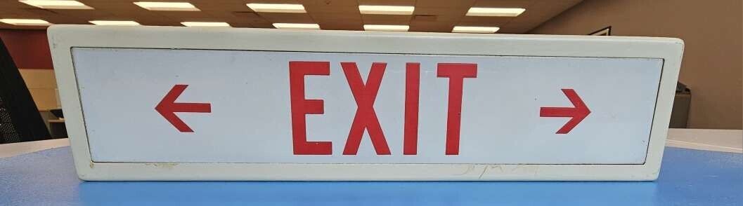 Airplane Exit Sign