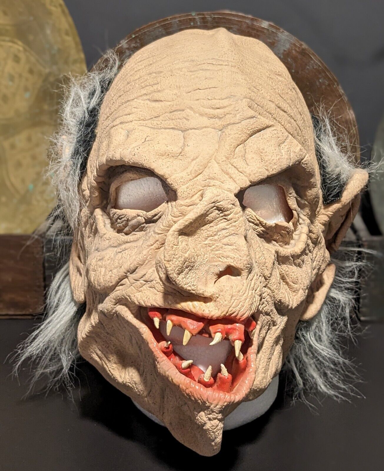 Rare Vintage Be Something Studios Zombie Monster Halloween Mask Full Face Ghoul