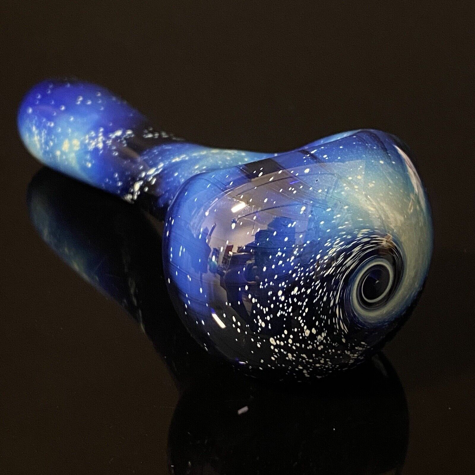 USA - 4.5” Galaxy Blue Space Pipe Hand Pipes Tobacco
