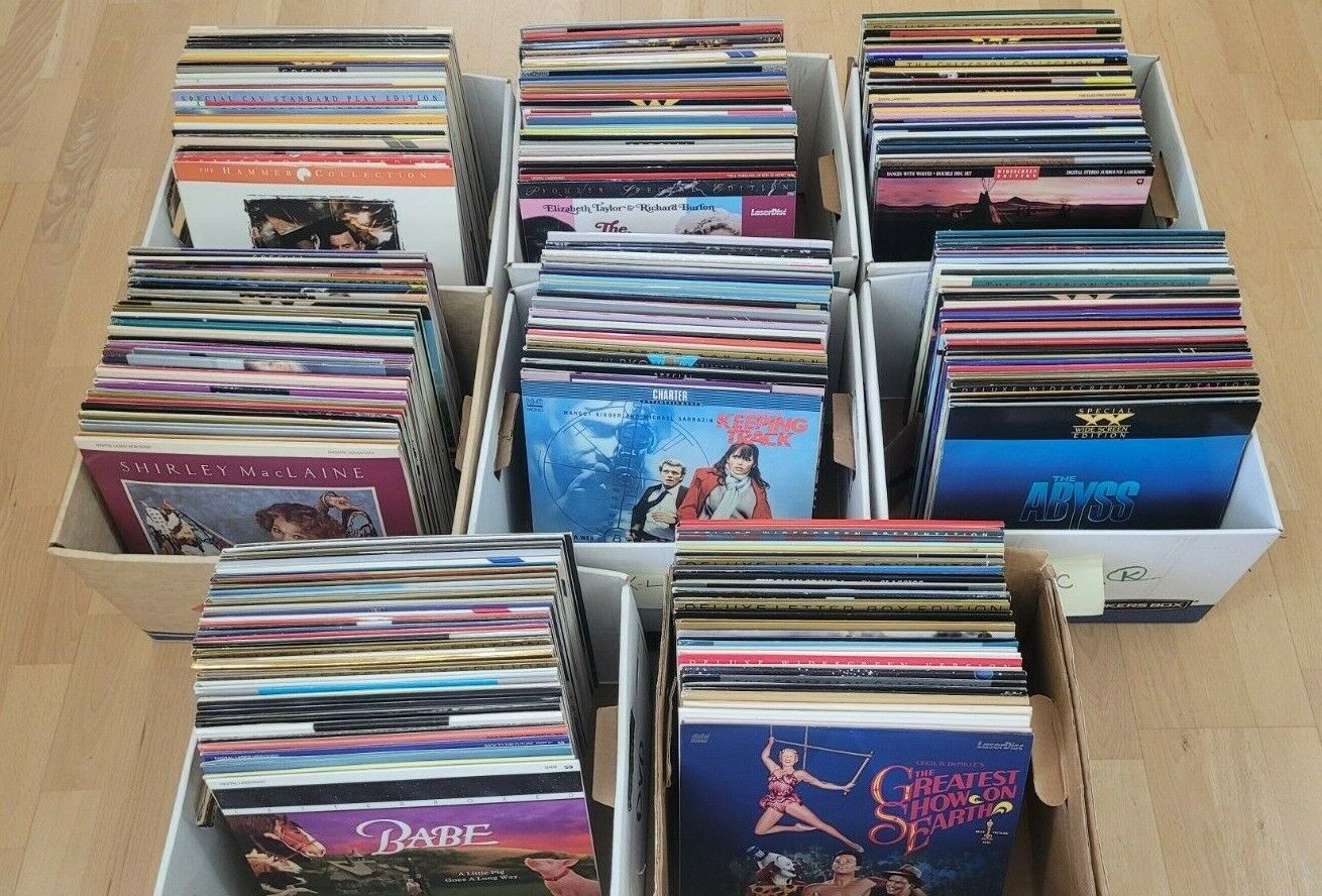 Laserdisc Lot - Pick Any 3 for $12 - over 275 to choose - $5.50 Ship MORE ADDED