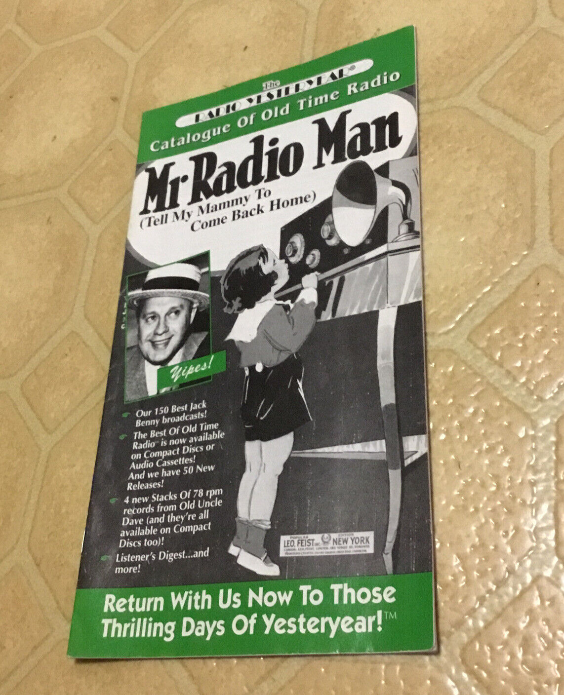 Vintage Catalog Radio Yesteryear Catalog Marx Brothers Jack Benny Amos N Andy