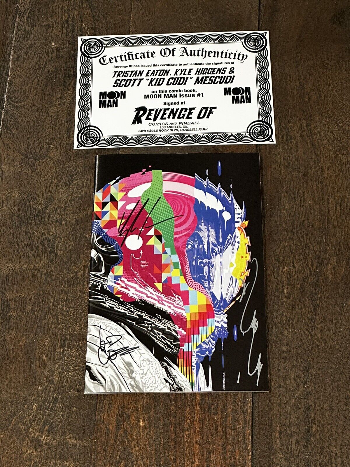 MOON MAN #1 Revenge Of Variant | Signed by Kid Cudi, Kyle Higgins, Tristan Eaton