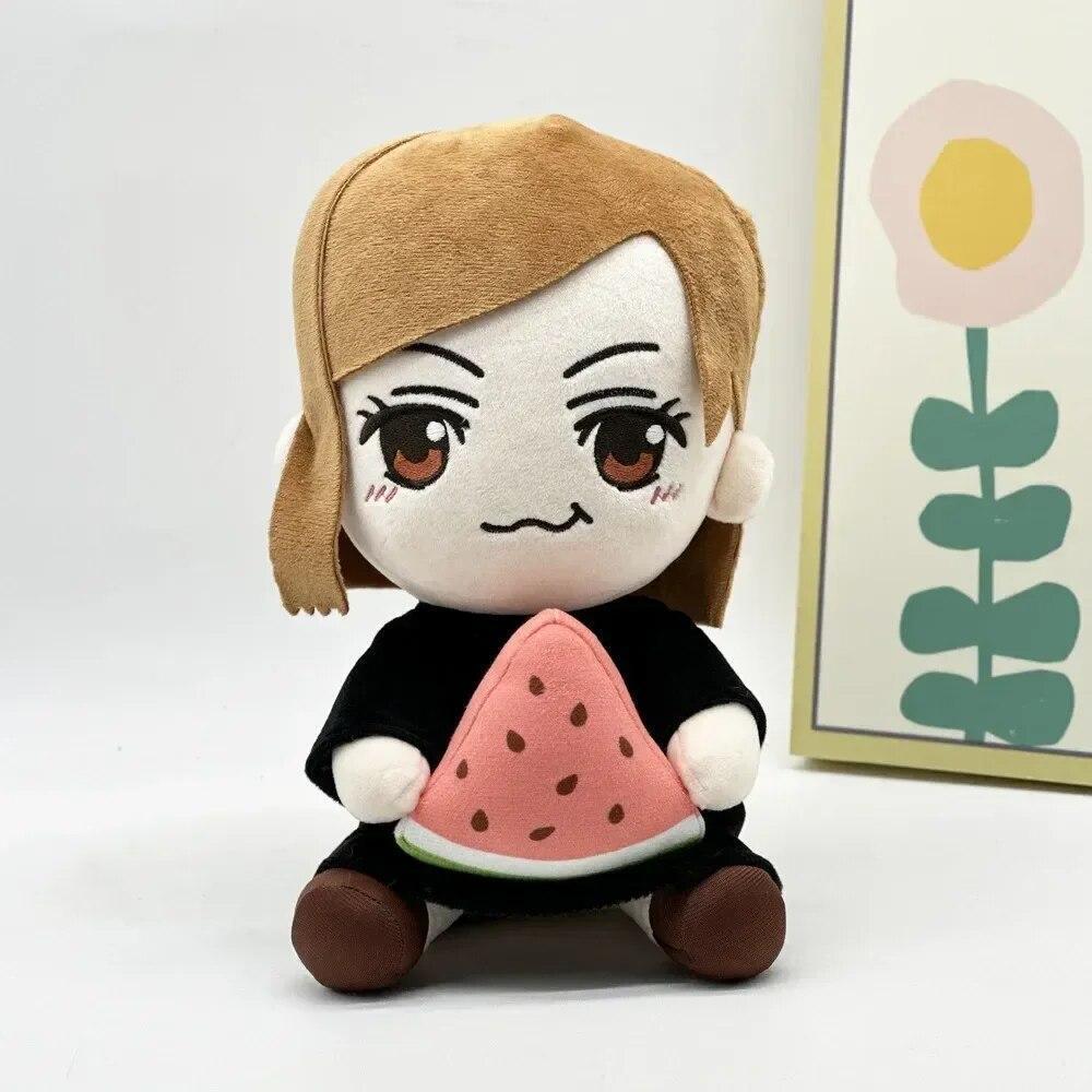 24cm Jujutsu Kaisen Plush Dolls Kugisaki Nobara Watermelon Sitting Taito Plush