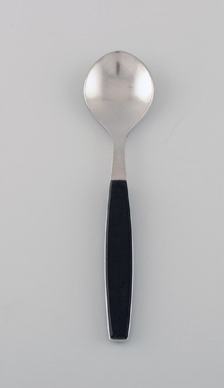 Henning Koppel for Georg Jensen. Strata sorbet spoon. 1960/70\'s. 25 pcs.