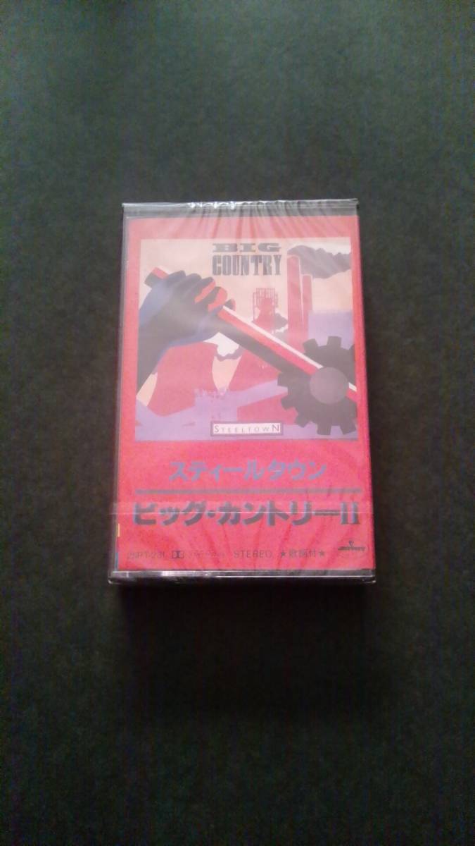 Vintage 80\'s Big Country Cassette Tape Steeltown Unused New Japan