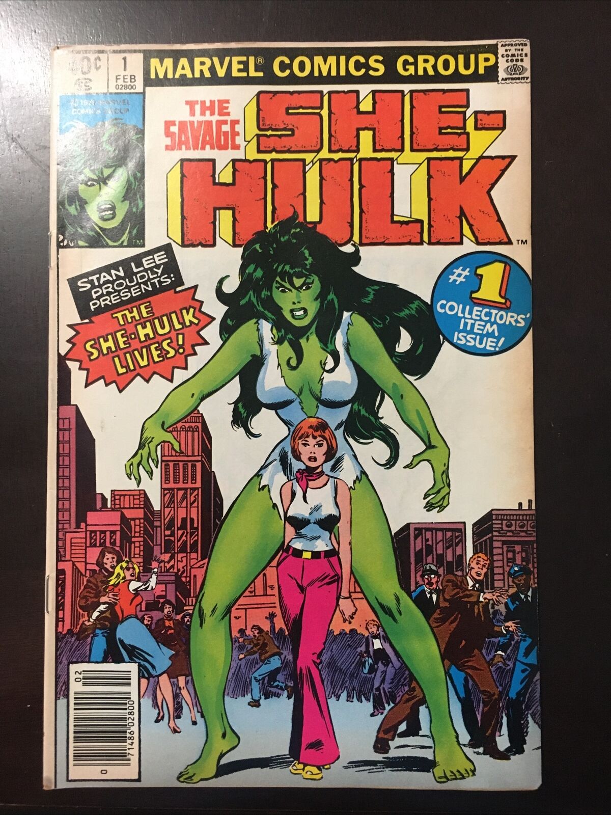 SAVAGE SHE-HULK # 1 (MARVEL COMICS 1980) NEWSSTAND ORIGIN AND 1st APP SHE-HULK