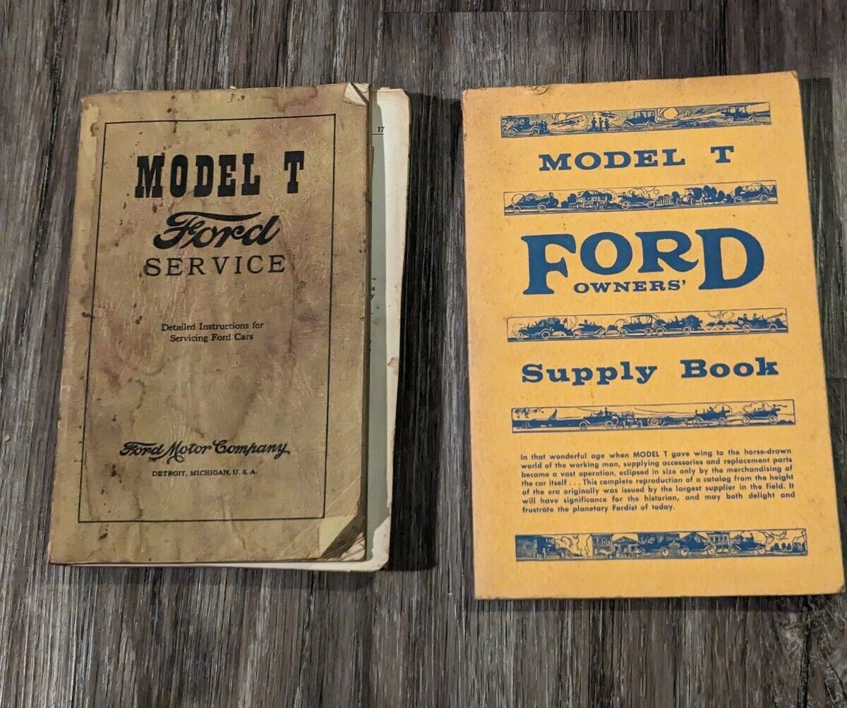 Vintage Model T Ford Service Instructions For Cars & Owners Supply Book Lot USA