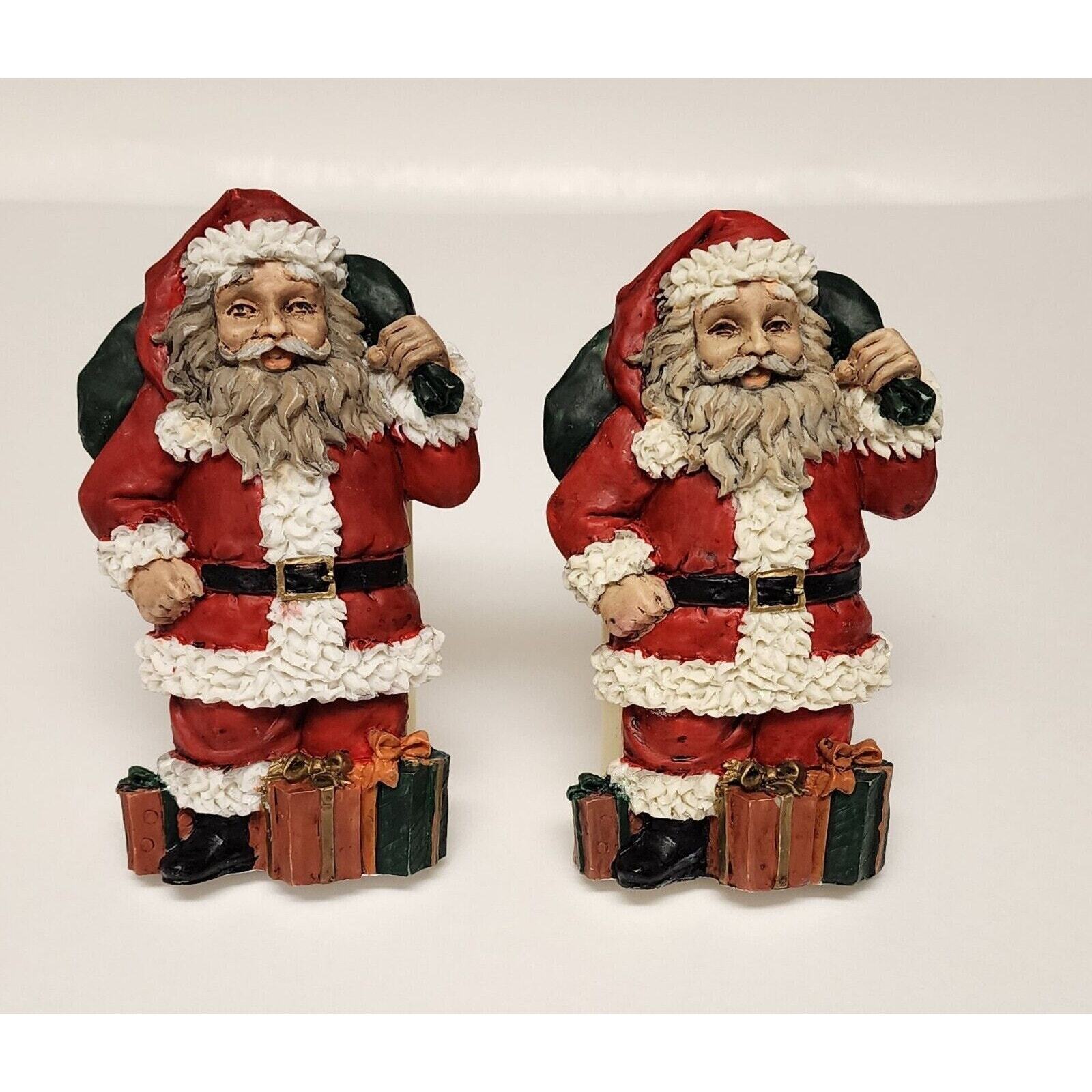 2 Christmas Santa Claus Stanley 6 Outlet Power Plug Adaptor removable face plate