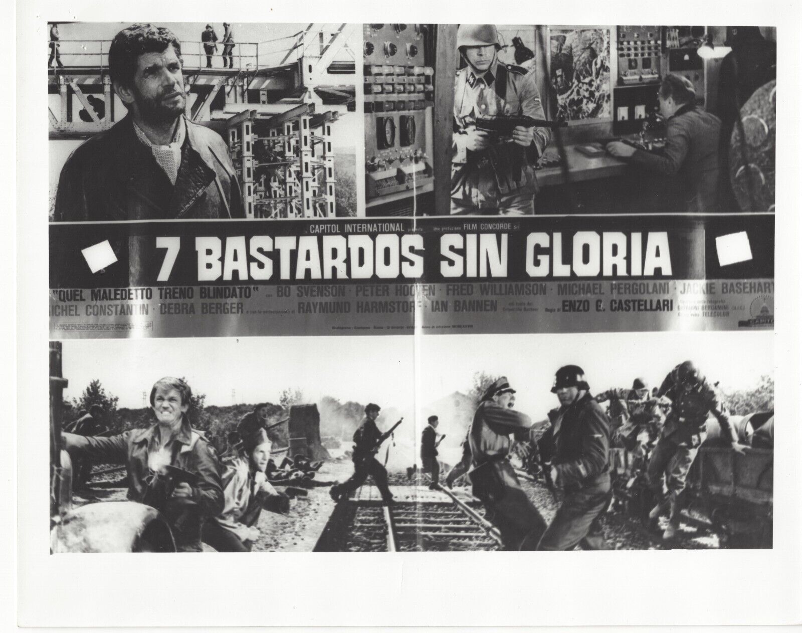 Inglorious Bastards~7 Bastardos Sin Gloria~Michel Constantin~Press Photo~WW2