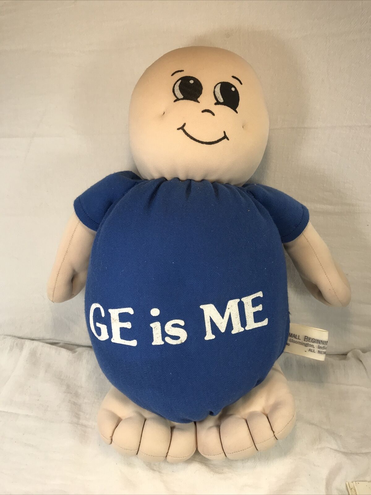 GE Is Me 1980 Plush Small Beginnings Bloomington Indiana General Electric RARE