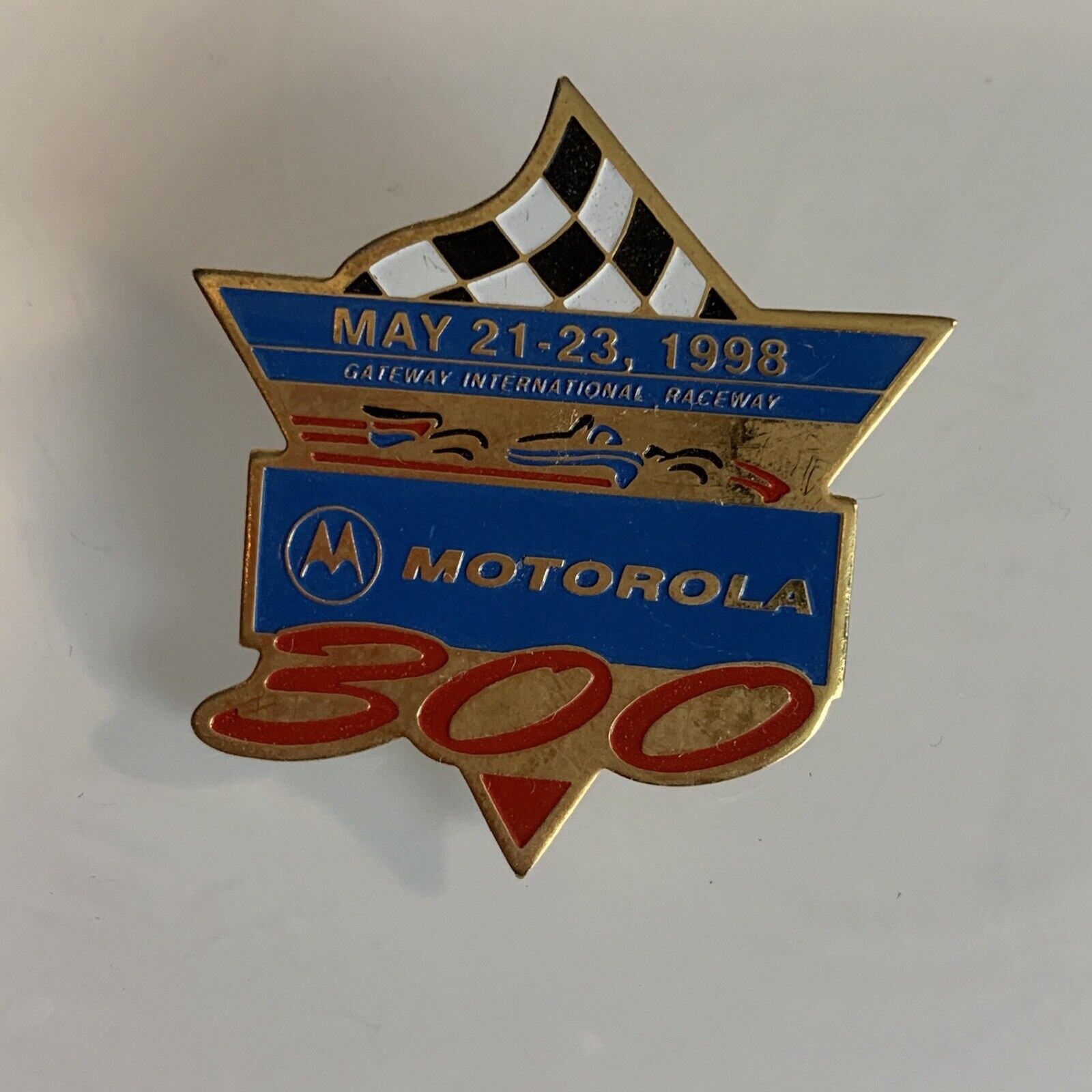 Motorola 300 1998 St Louis Gateway Hat Lapel Pin Back