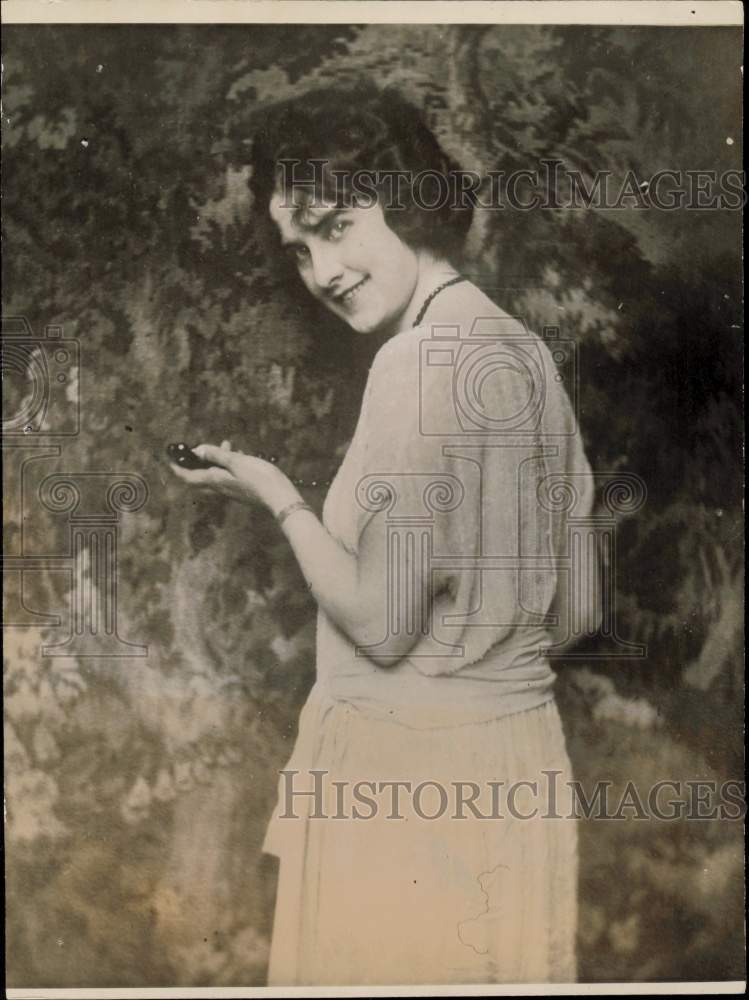 1921 Press Photo Edith Mae Patterson wins \