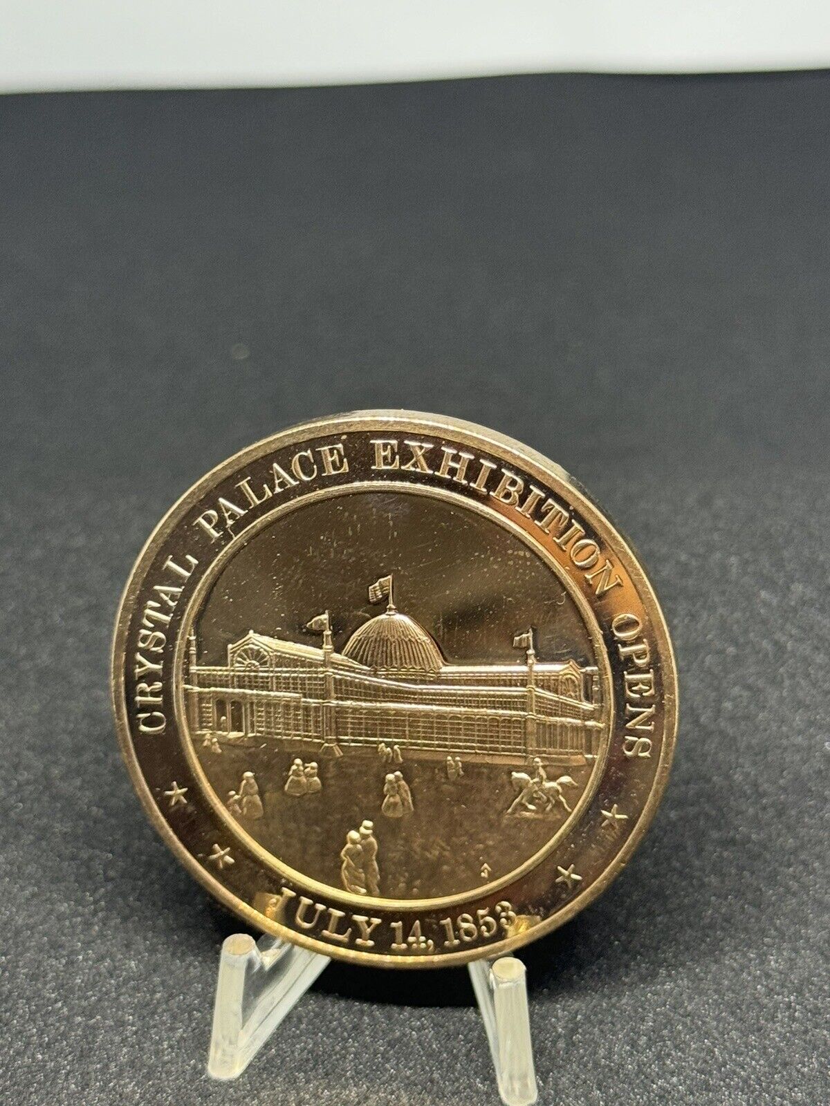 Crystal Palace Exhibition Opens - July 14, 1853 Coin A21