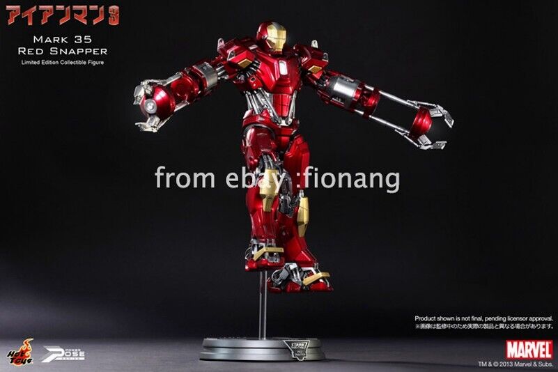 HotToys HT 1/6 Lron Man 3/5 Movable Series Red Snapper MK35 PPS002