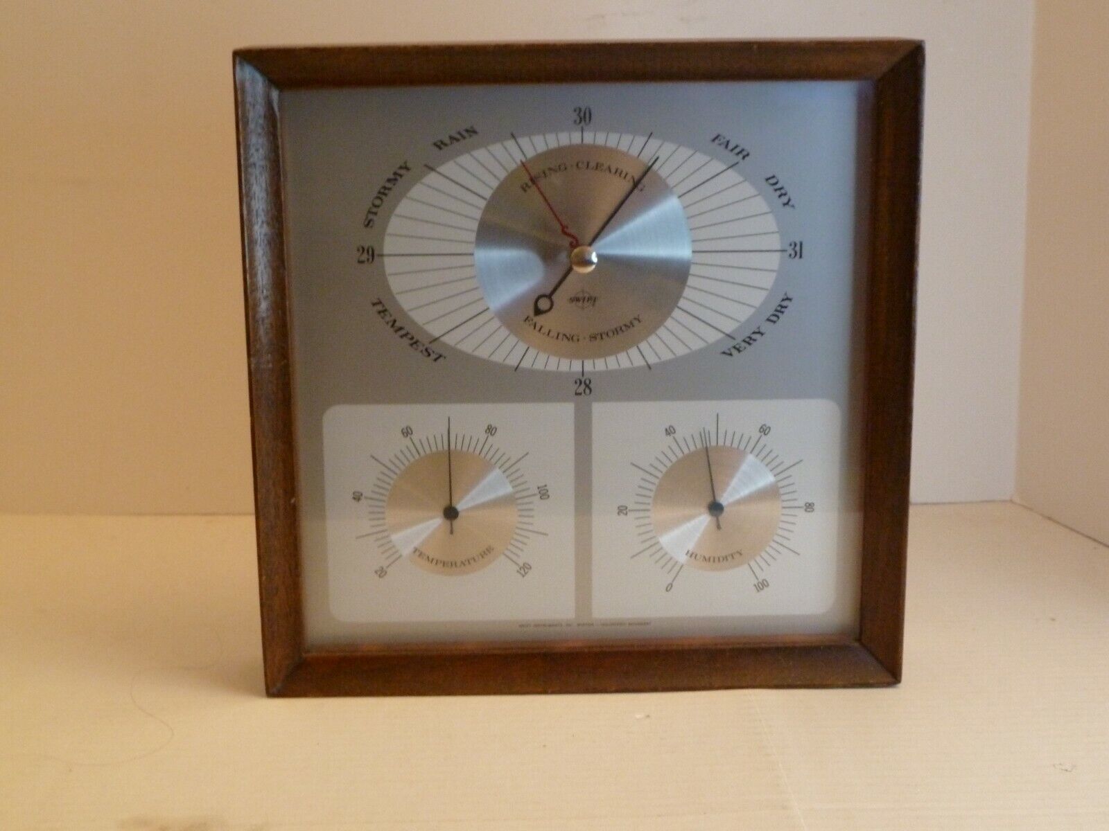 Vintage Swift Instruments Barometer Thermometer Hygrometer