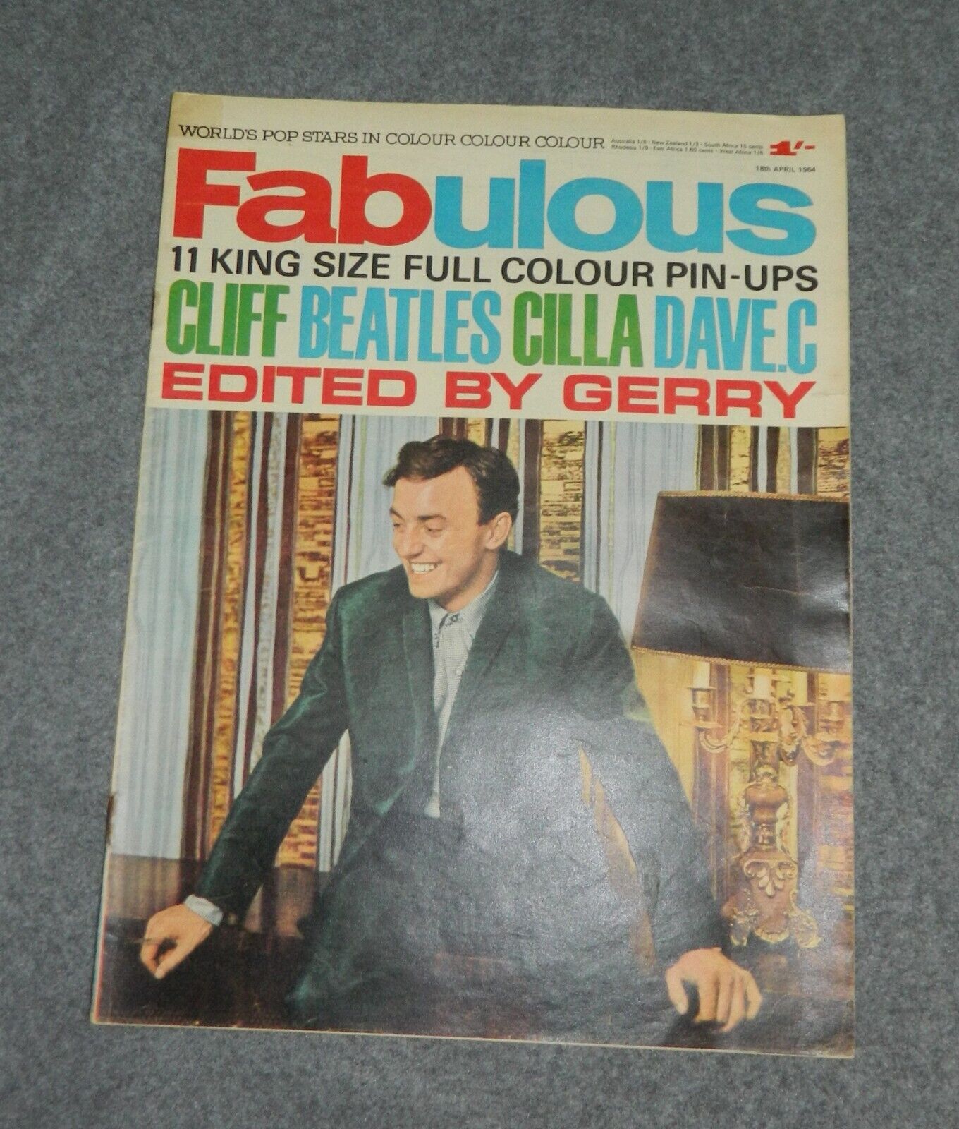 Fabulous Magazine 18th April 1965 Beatles, Cliff Richards Cilla & Helen Shapiro