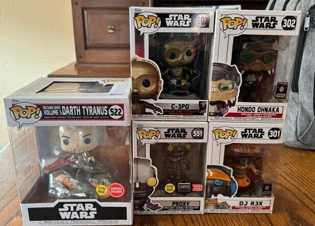 Star Wars Funko Pop Lot - Mixed and Rare Excellent Condition