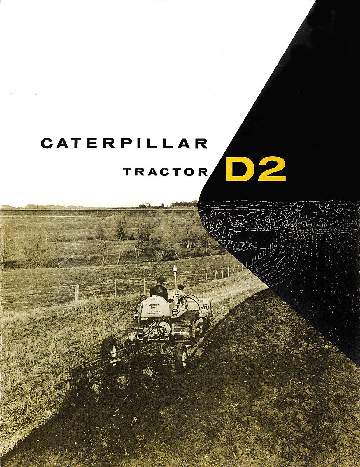 Caterpillar D2 4U 5U Diesel Tractor Sales Book 1953