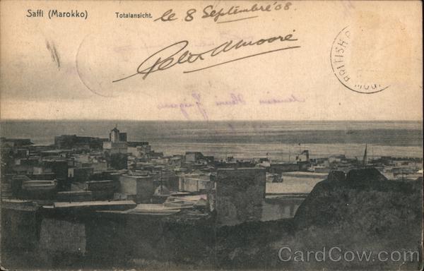 Morocco Safi Saffi (Marokko) Totalansicht F. Mawick Postcard Vintage Post Card