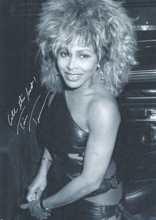 Tina Turner 8.5x11 Signed Photo Reprint