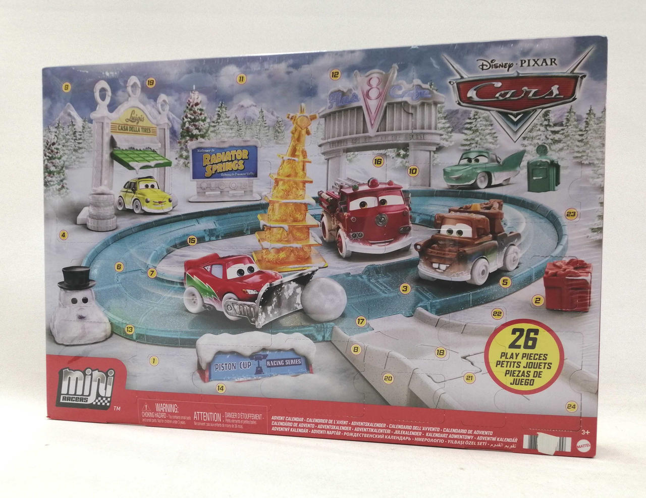 Cars Model No. Advent Calendar Christmas Mattel