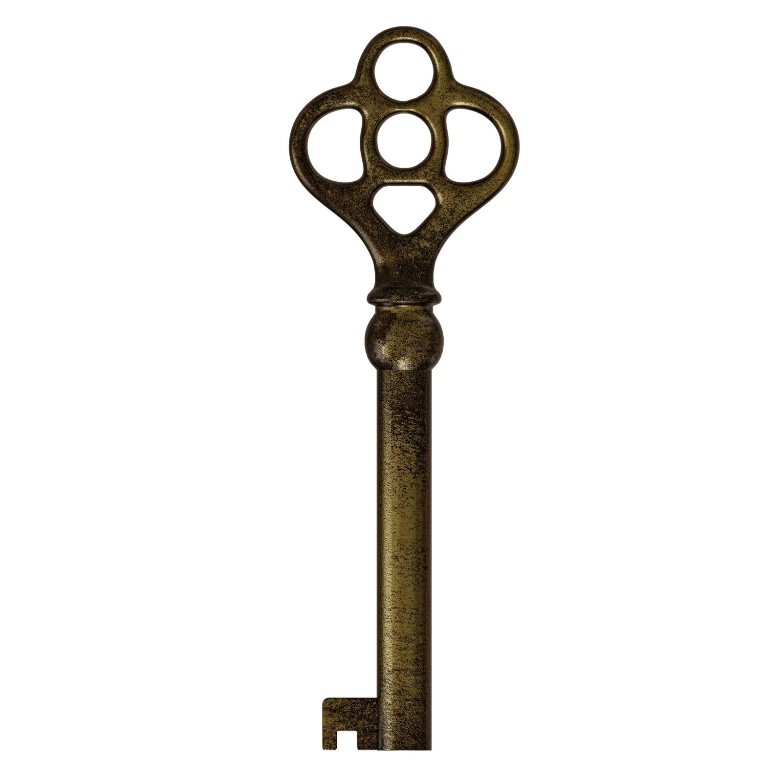 KY-3 Hollow Barrel Replacement Skeleton Key (Pack of 1, Antique Brass)