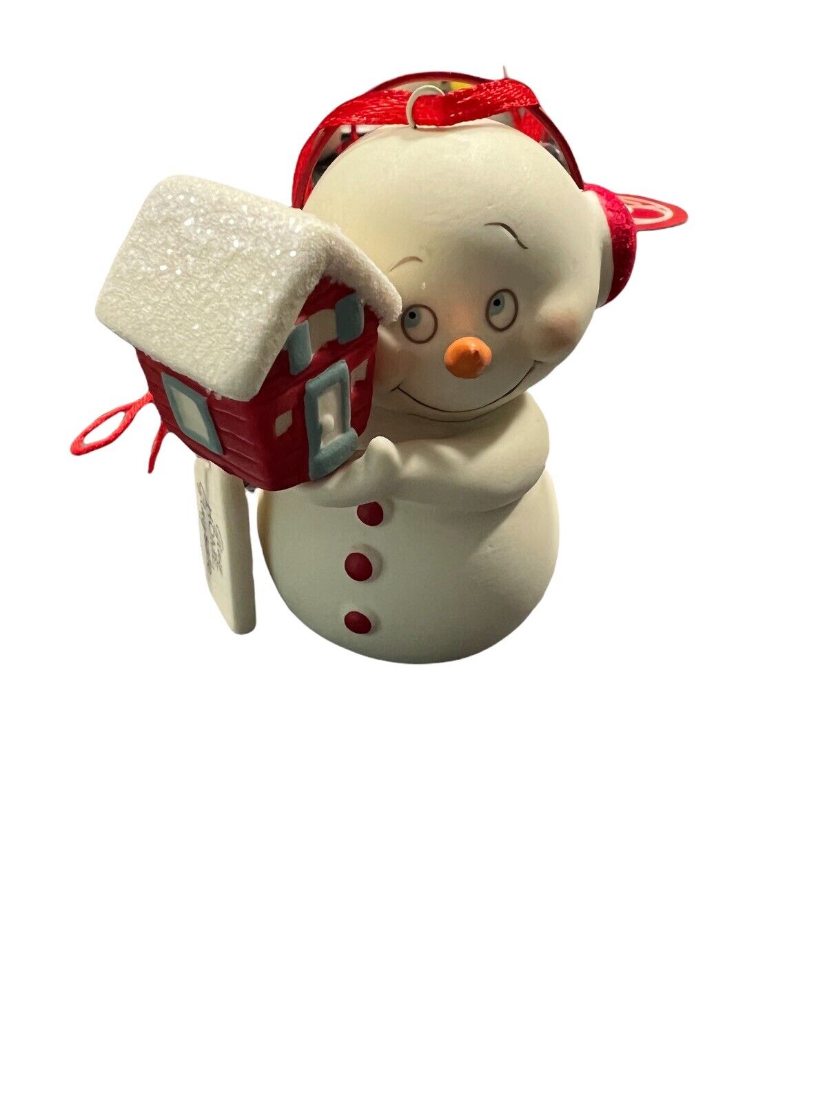Holiday Ornament Stay Home Stay Safe Porcelain Snowpinion 6009604