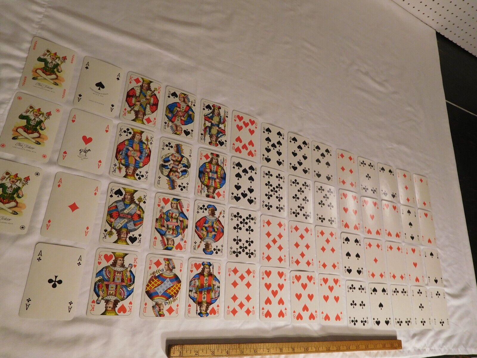 VintRED 1930's Ferd, Piatnik, Sohne, Wien XIV Full German Suited Card Deck #9576