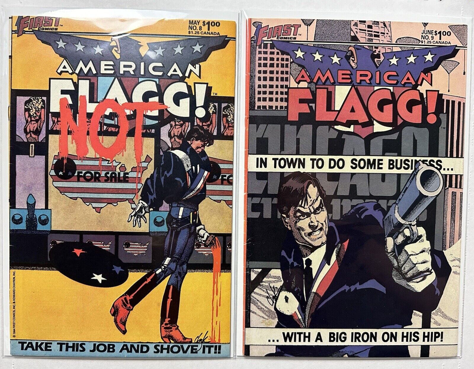 American Flagg Lot Of 20 Comics