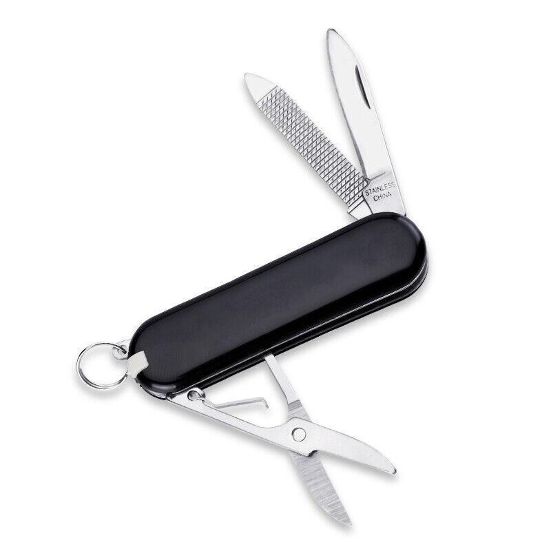 3in1 Mini Multi Function Use Tool Pocket Camping Knife Scissors,Nail File, Blade