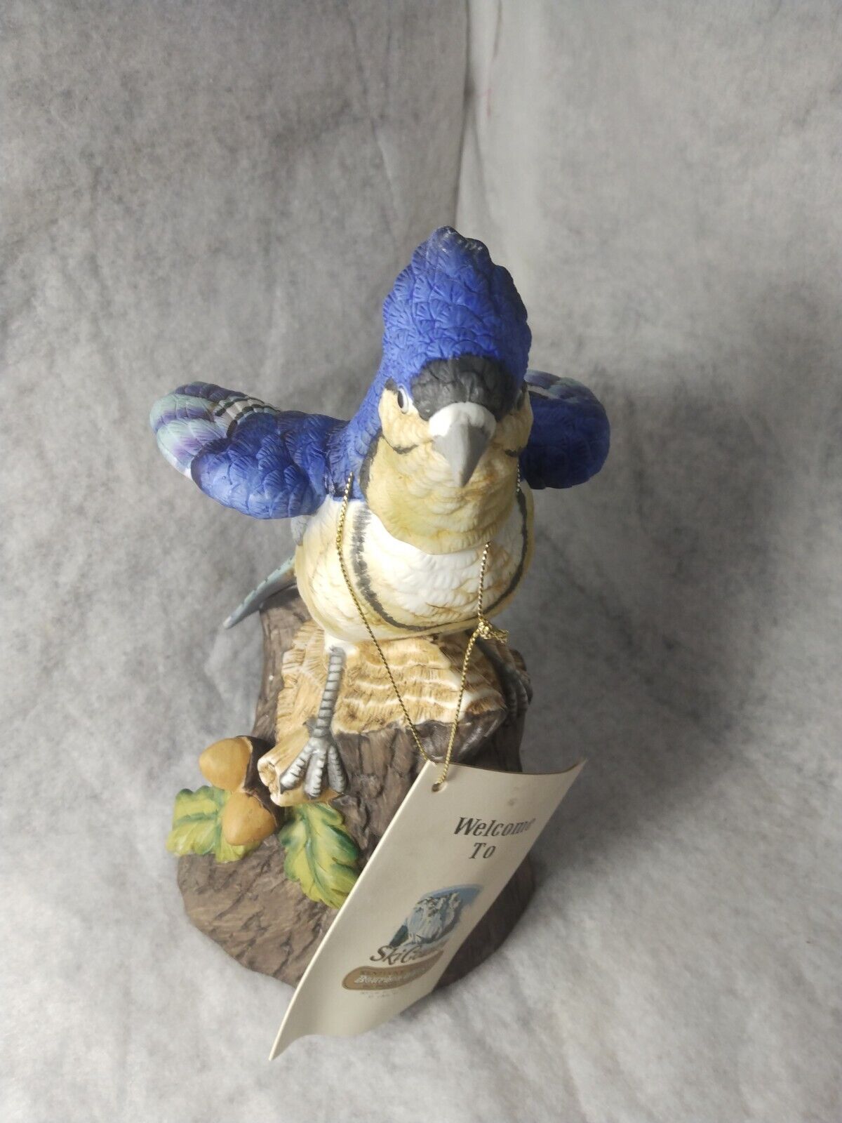 Vintage ski country 1978 full size blue jay decanter empty