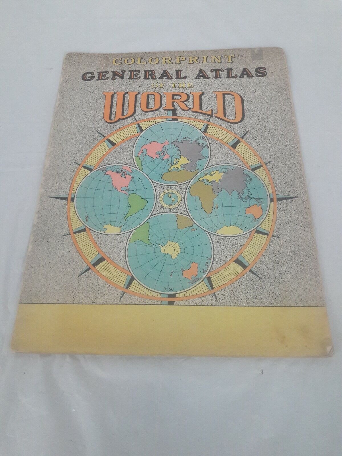 Vintage Colorprint General Atlas Of The World. BIZ 