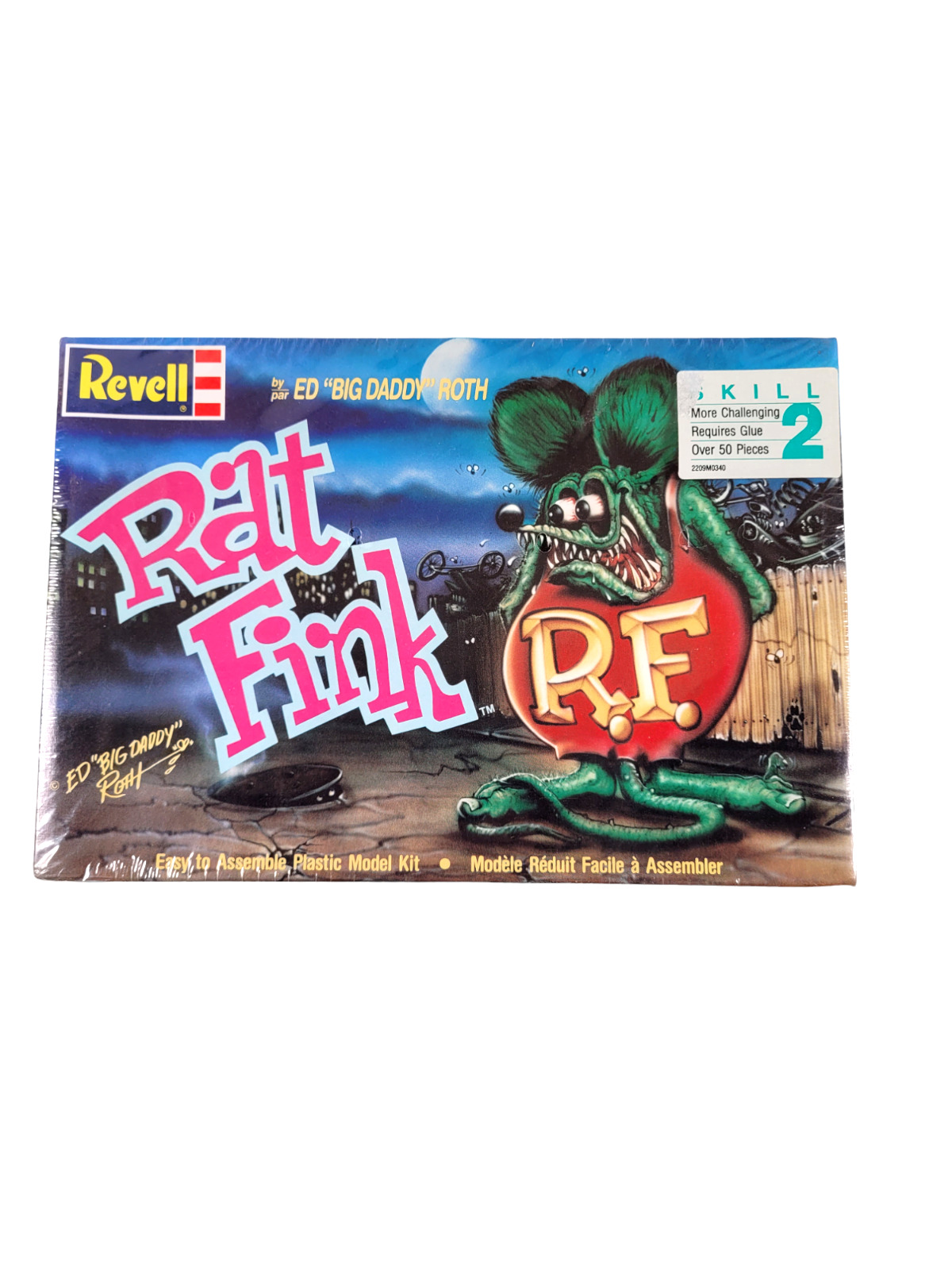 Vintage Sealed Rat Fink Plastic Model Kit Ed \