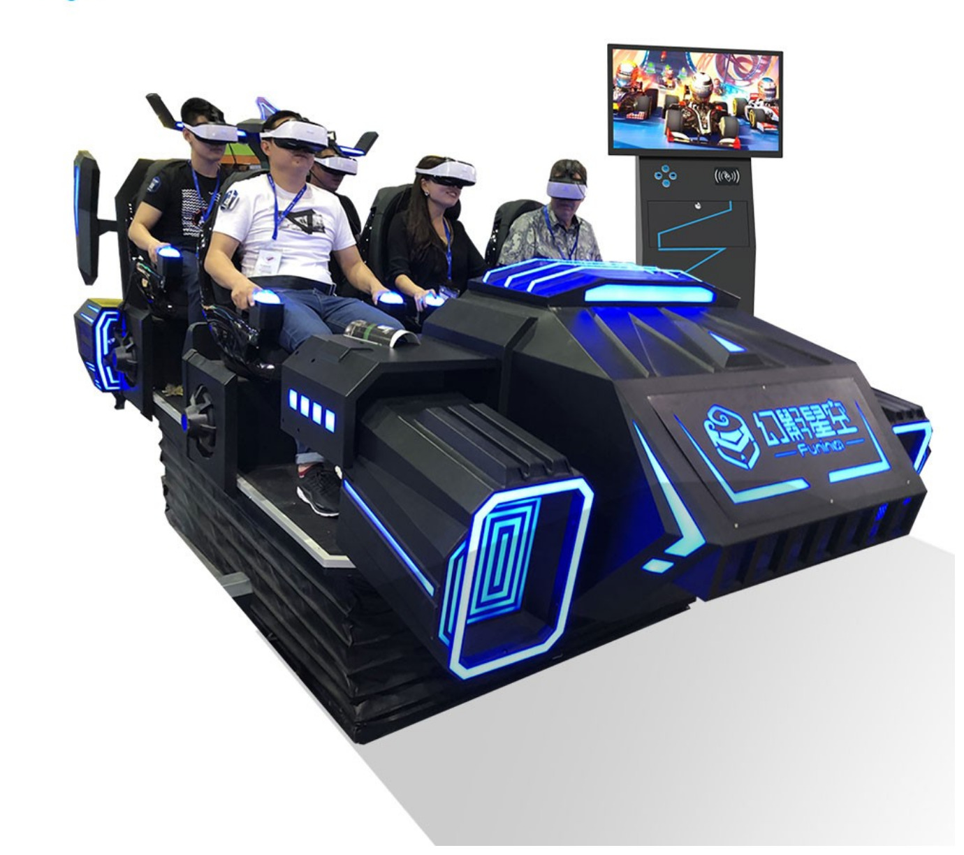 Commercial Virtual Reality Dark Mars 9D Simulator 360 degree VR Arcade SEE VIDEO