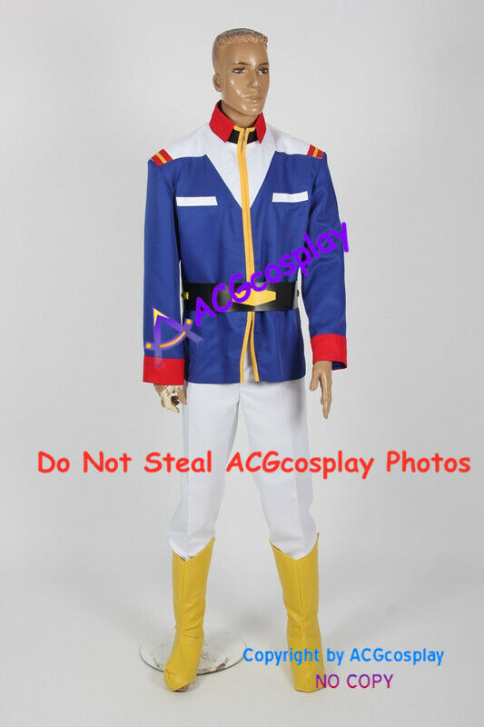 Gundam Mobile Suit Gundam Earth Federation Male Uniform Cosplay Costume