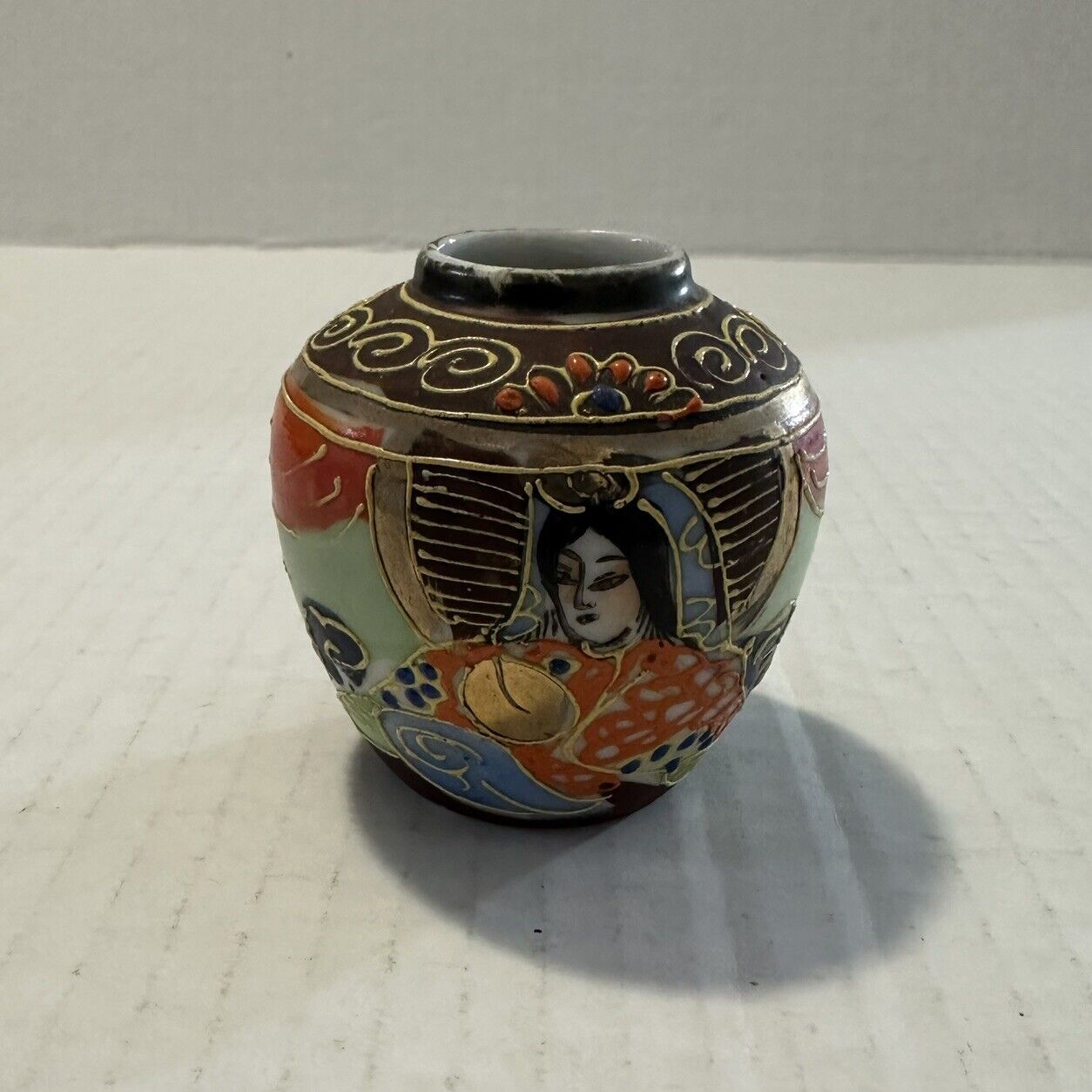1933 Chicago World’s Fair A Century of Progress Trinket Small Vase Pottery