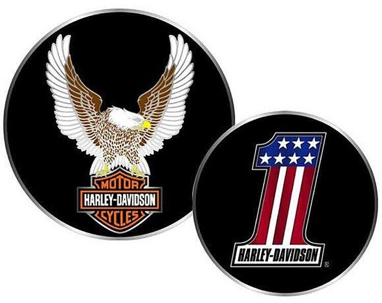Harley-Davidson® #1 Logo Upwinged Eagle Challenge Coin - 8002954