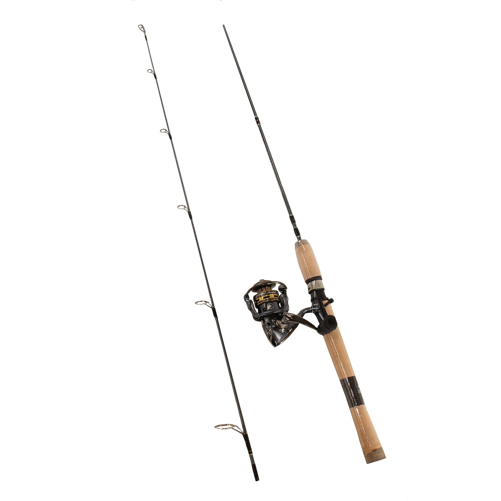 7’ Pursuit IV 3-Piece Travel Fishing Rod and Reel Spinning Combo
