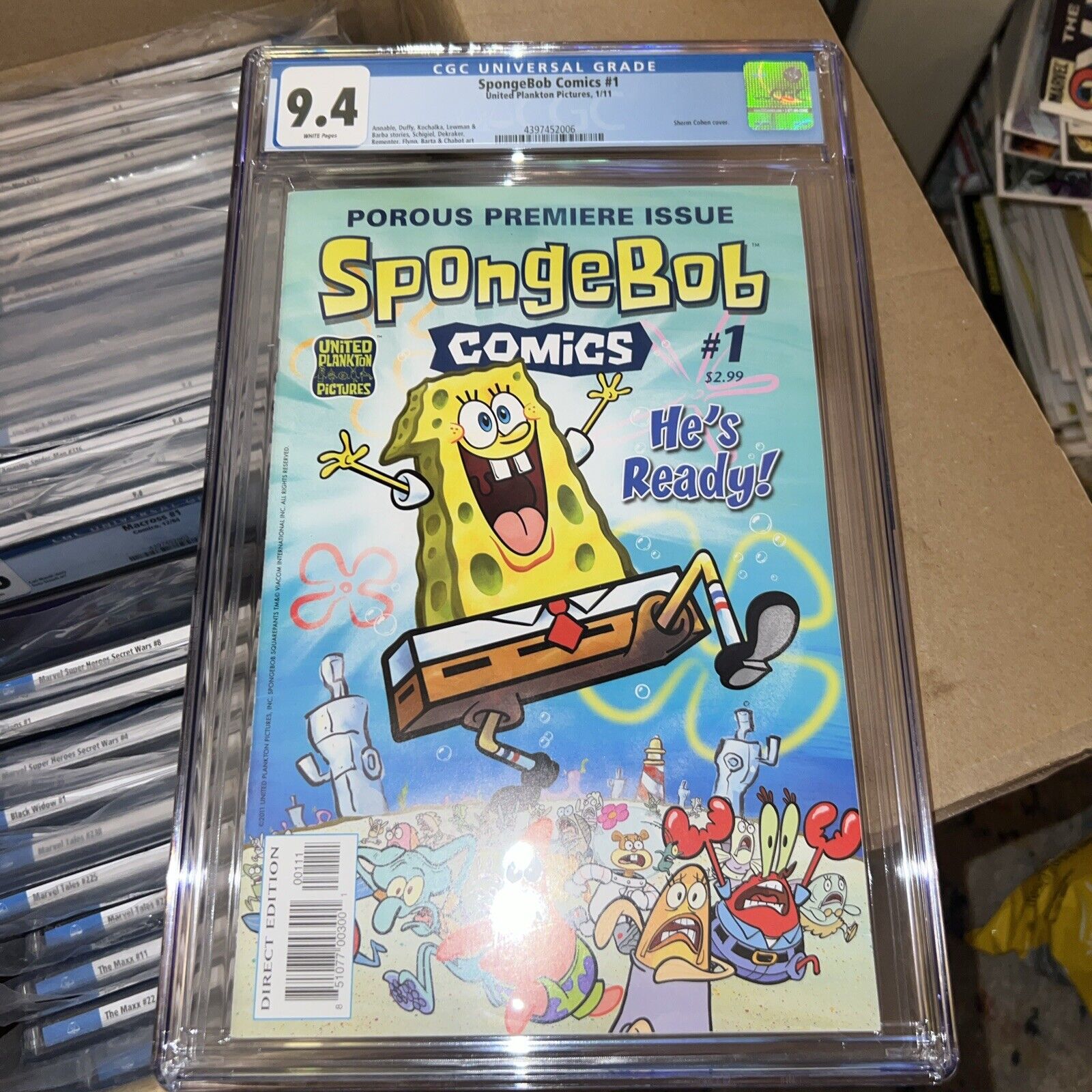 SpongeBob Comics (2011) #1 CGC 9.4 NM+