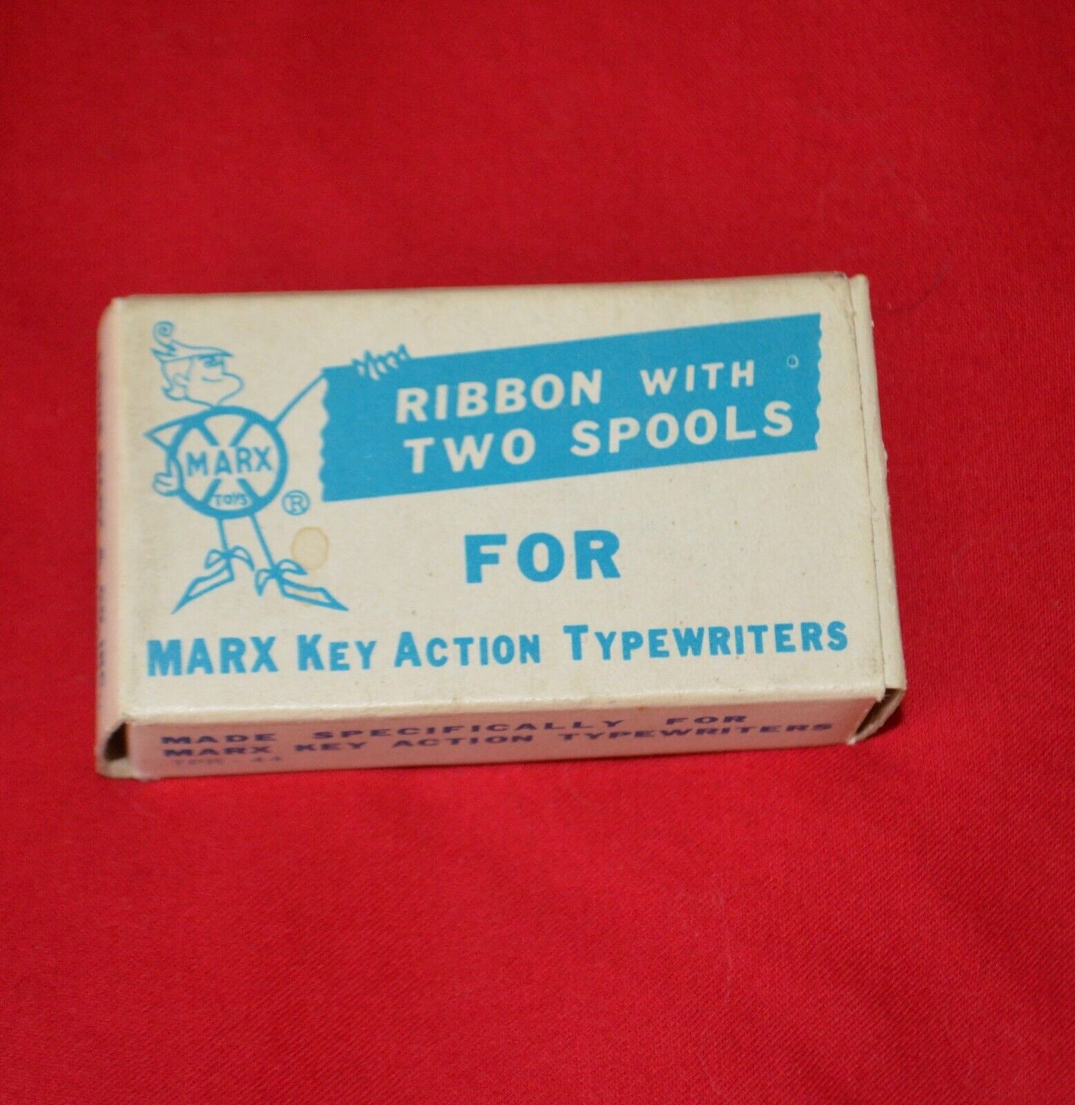 Vintage 1960\'s MARX Replacement Ribbon With 2 Spools For Key Action Typewriter