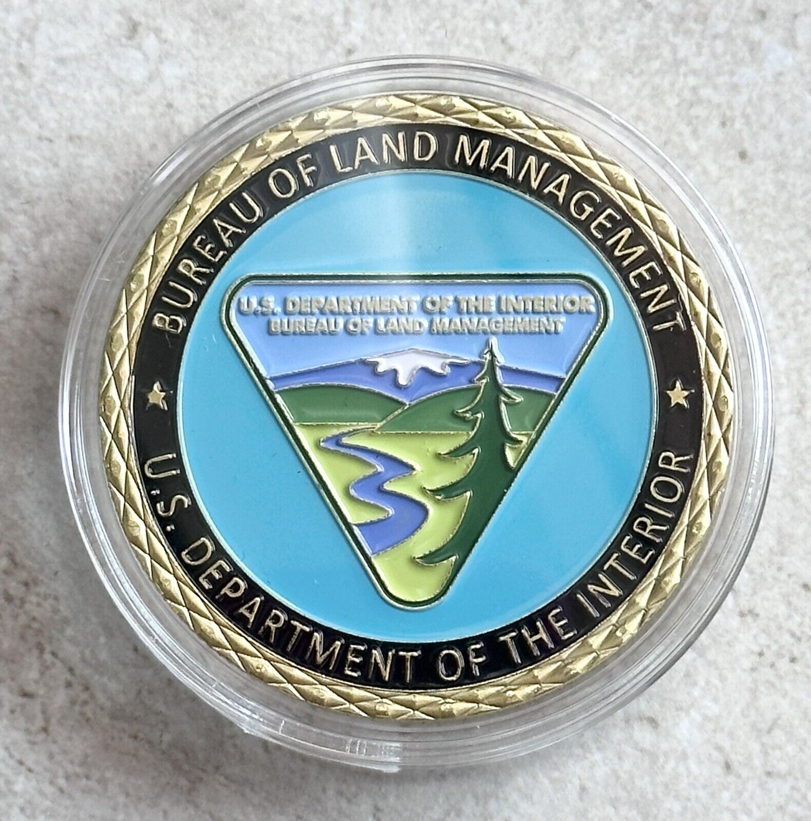 BUREAU OF LAND MANAGEMENT/US DEPARTMENT OF THE INTERIOR-Challenge Coin