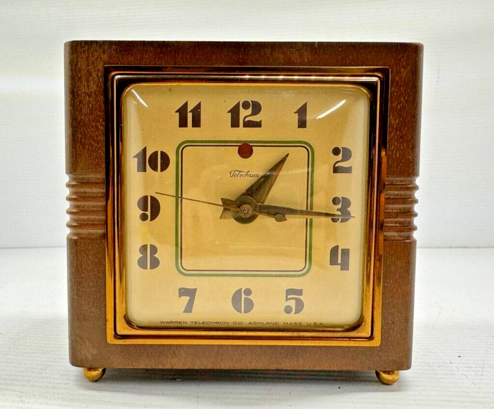 Rare 1940 WARREN TELECHRON CLOCK, MODEL# 3H89 \